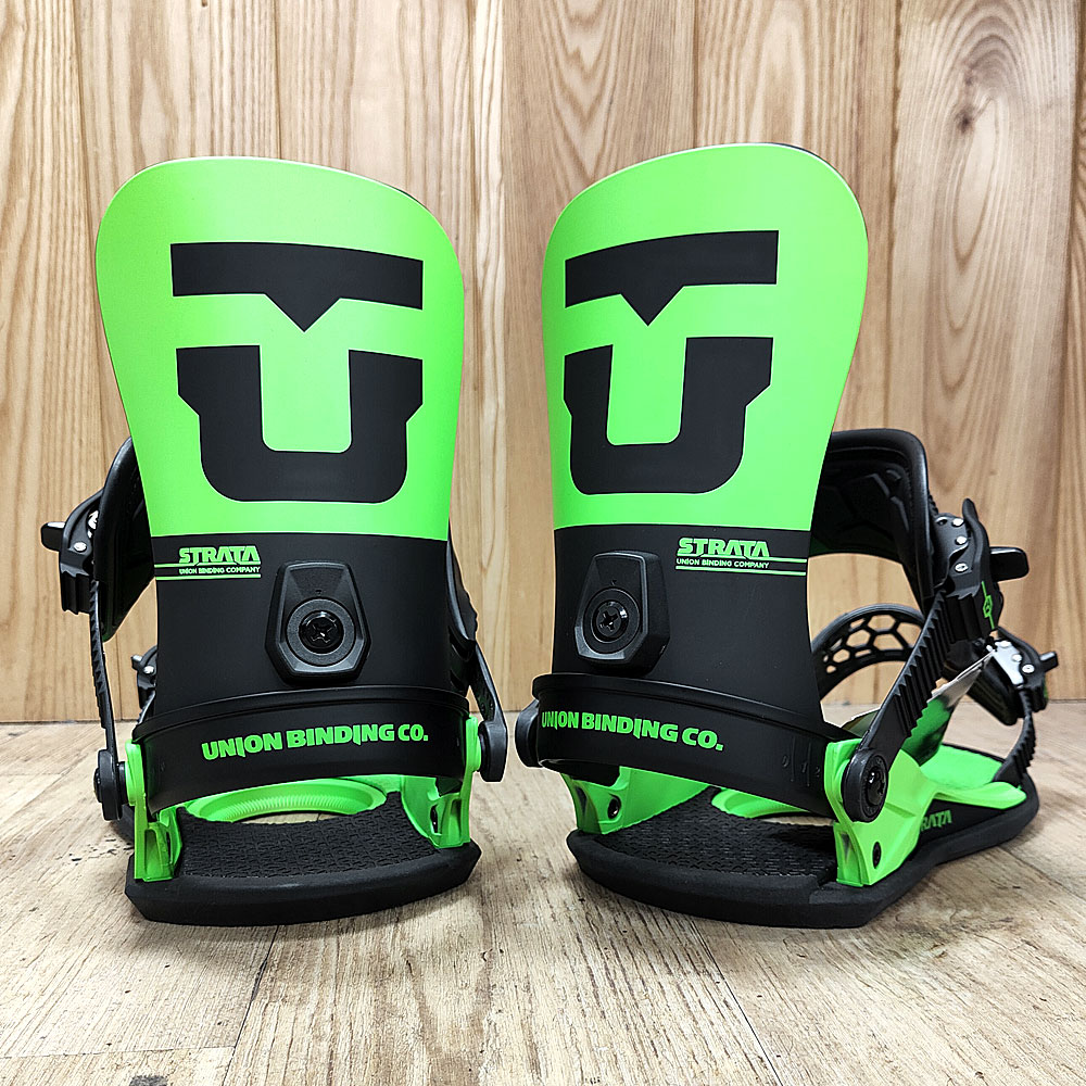 Union Strata Bindings 22/23 – Acid Green - Odyssey Surf Snow Style