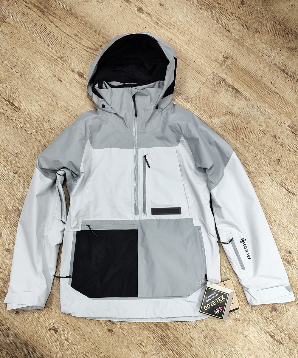 Men's Burton Carbonate GORE-TEX 2L Anorak – Gray Cloud/Silver