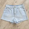 Rip Curl Amy High Waist Shorts - Blue Denim