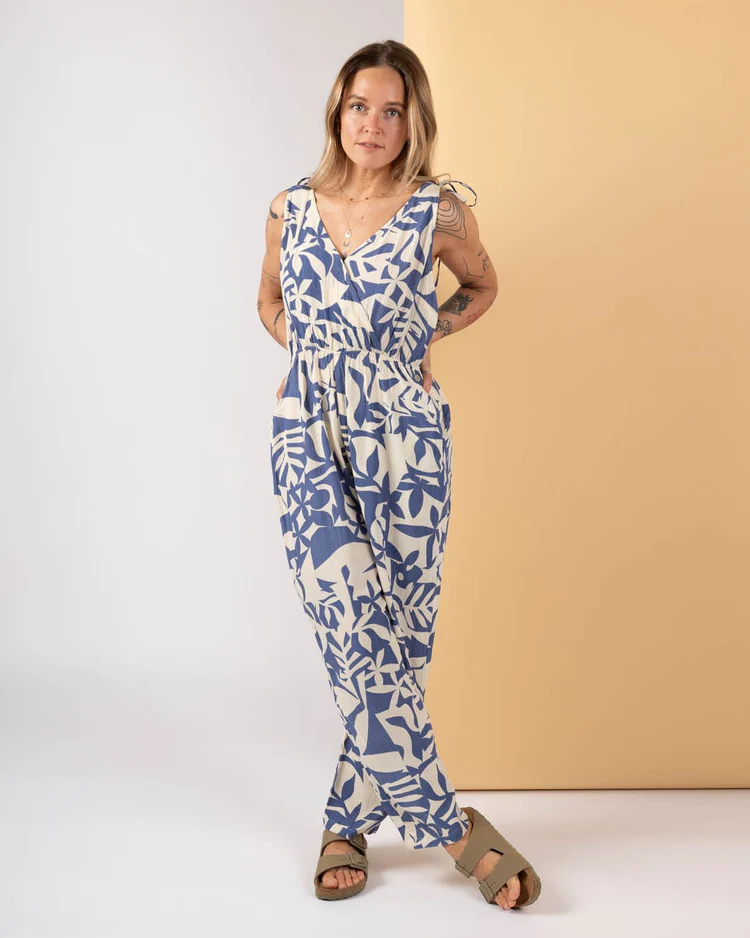 Saltrock Balance - Womens Jumpsuit - Blue