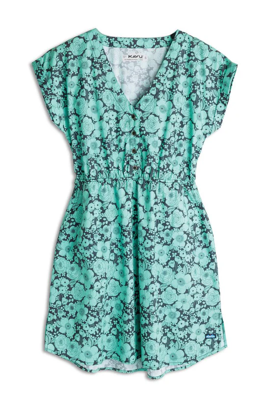 Kavu Dreamview Dress - Green Bloom