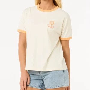 Rip Curl San Carlos Ringer Tee - Bone