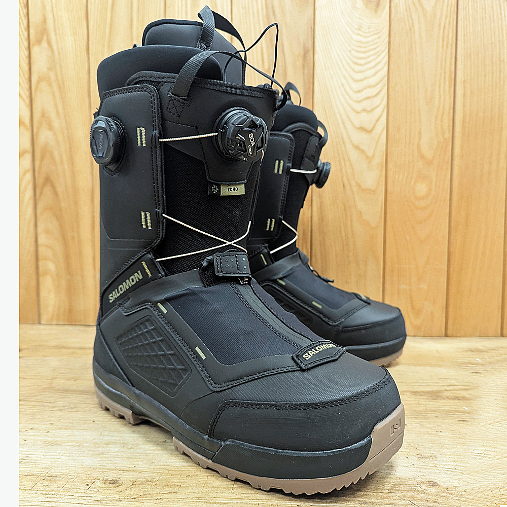 Salomon Echo Dual Boa Wide 2026 Snowboard Boots - Black - Image 2