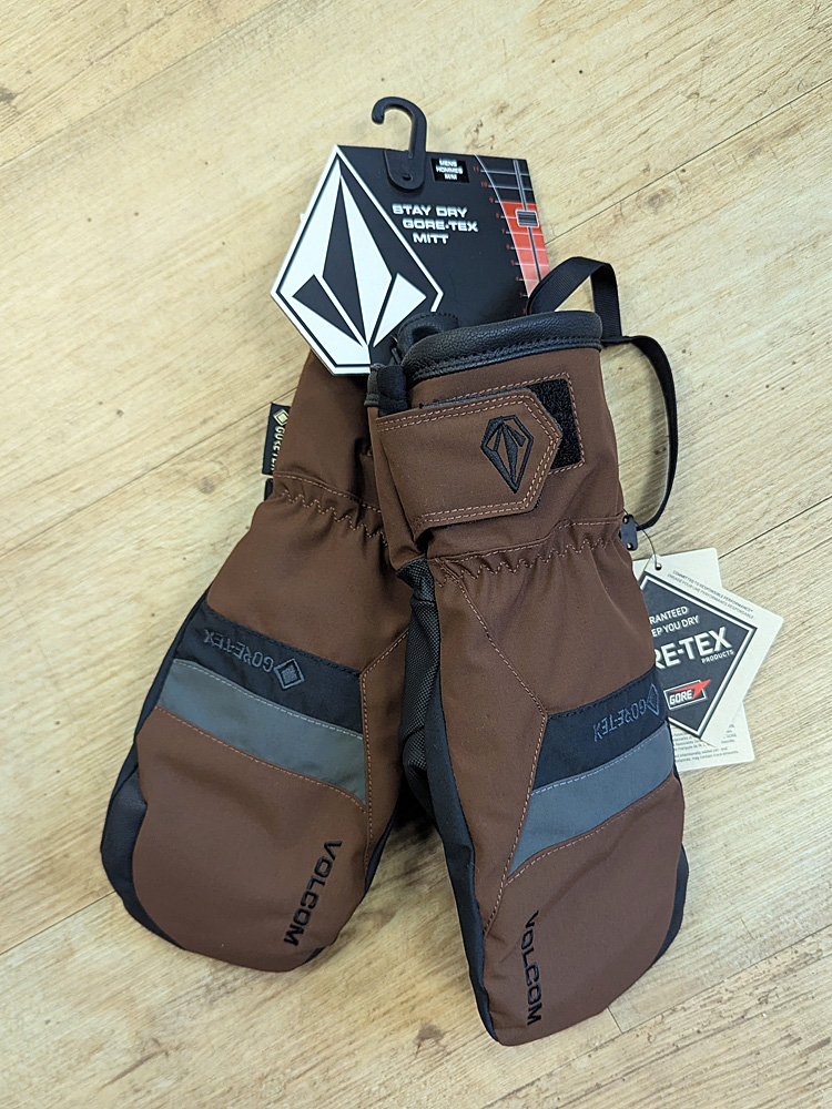 Volcom Stay Dry Gore-Tex Mitten - Brown