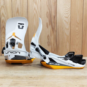 Union Atlas Step On 2026 Bindings - White/Orange