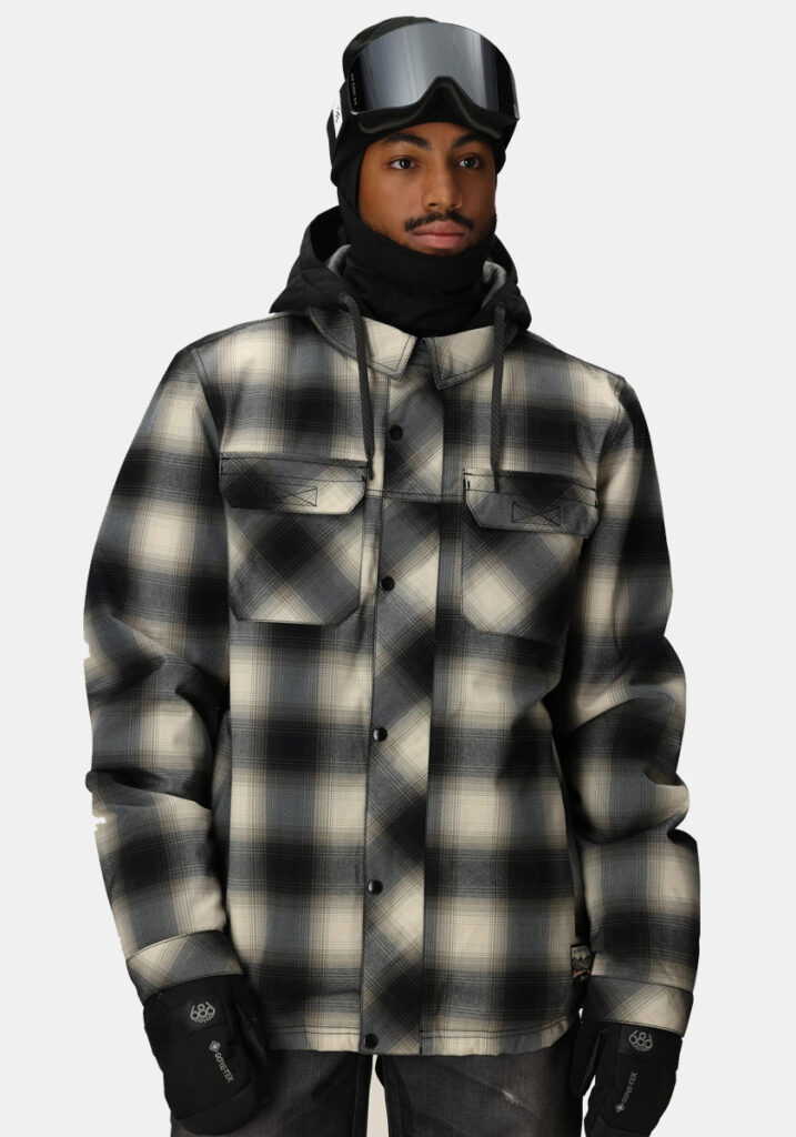 686 Woodland Ins Jacket -Limestone Plaid