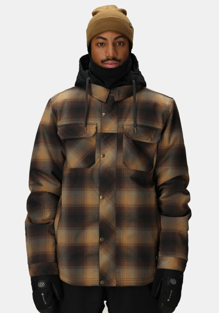 686 Woodland Ins Jacket - Caramel Plaid