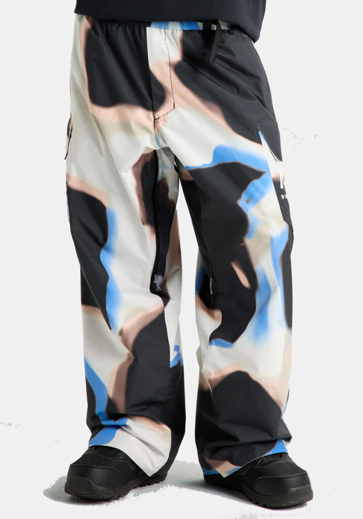 Burton AG Gore-Tex Flyrail 2L Pant - Large Acidic Watercolour