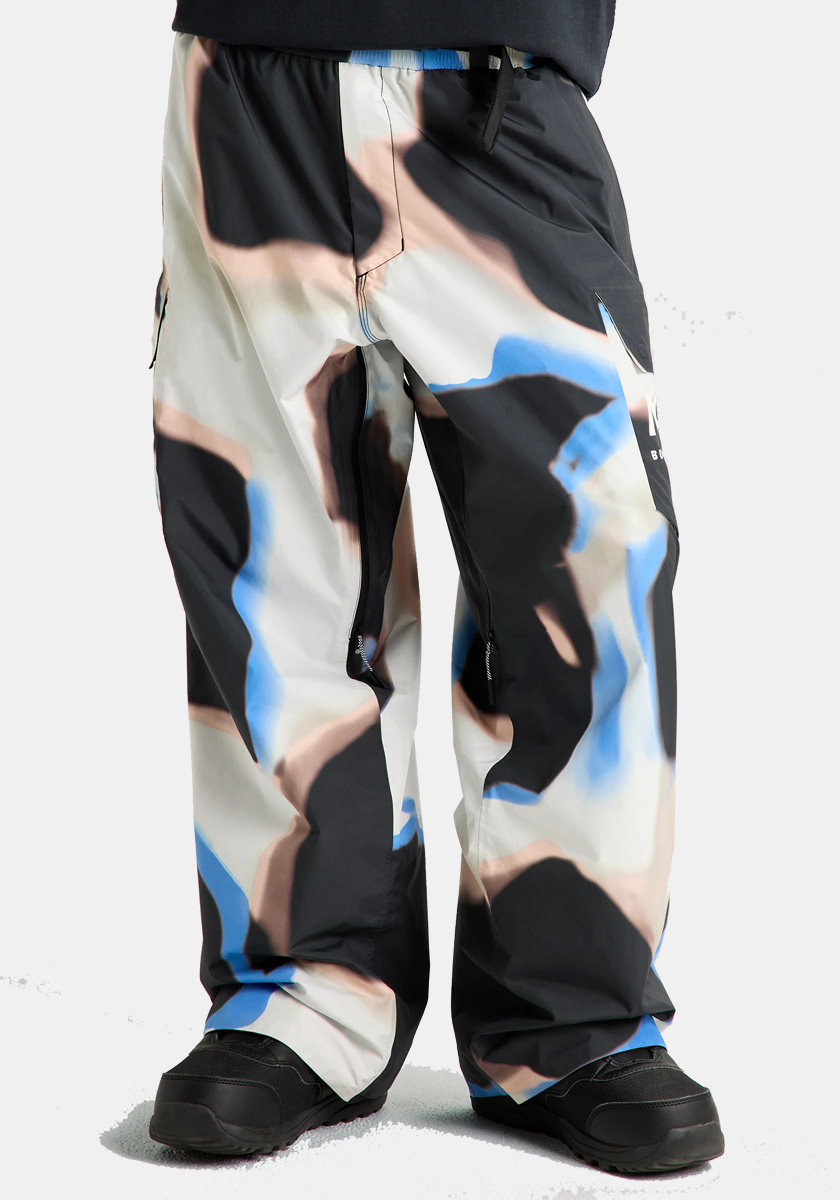 Burton AG Gore-Tex Flyrail 2L Pant - Large Acidic Watercolour