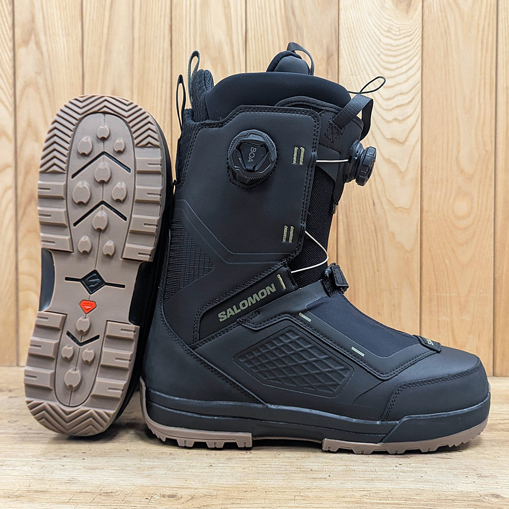 Salomon Echo Dual Boa Wide 2026 Snowboard Boots - Black