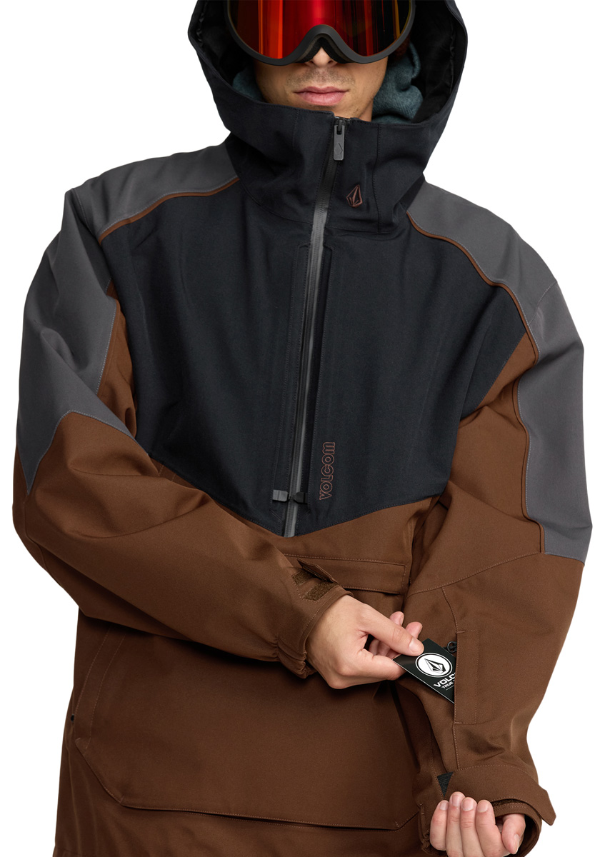 Volcom Brighton Pullover 2026 Snow Jacket - Brown - Image 2