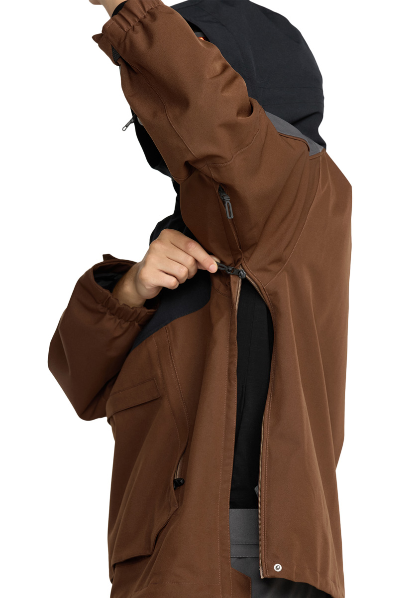 Volcom Brighton Pullover 2026 Snow Jacket - Brown - Image 3