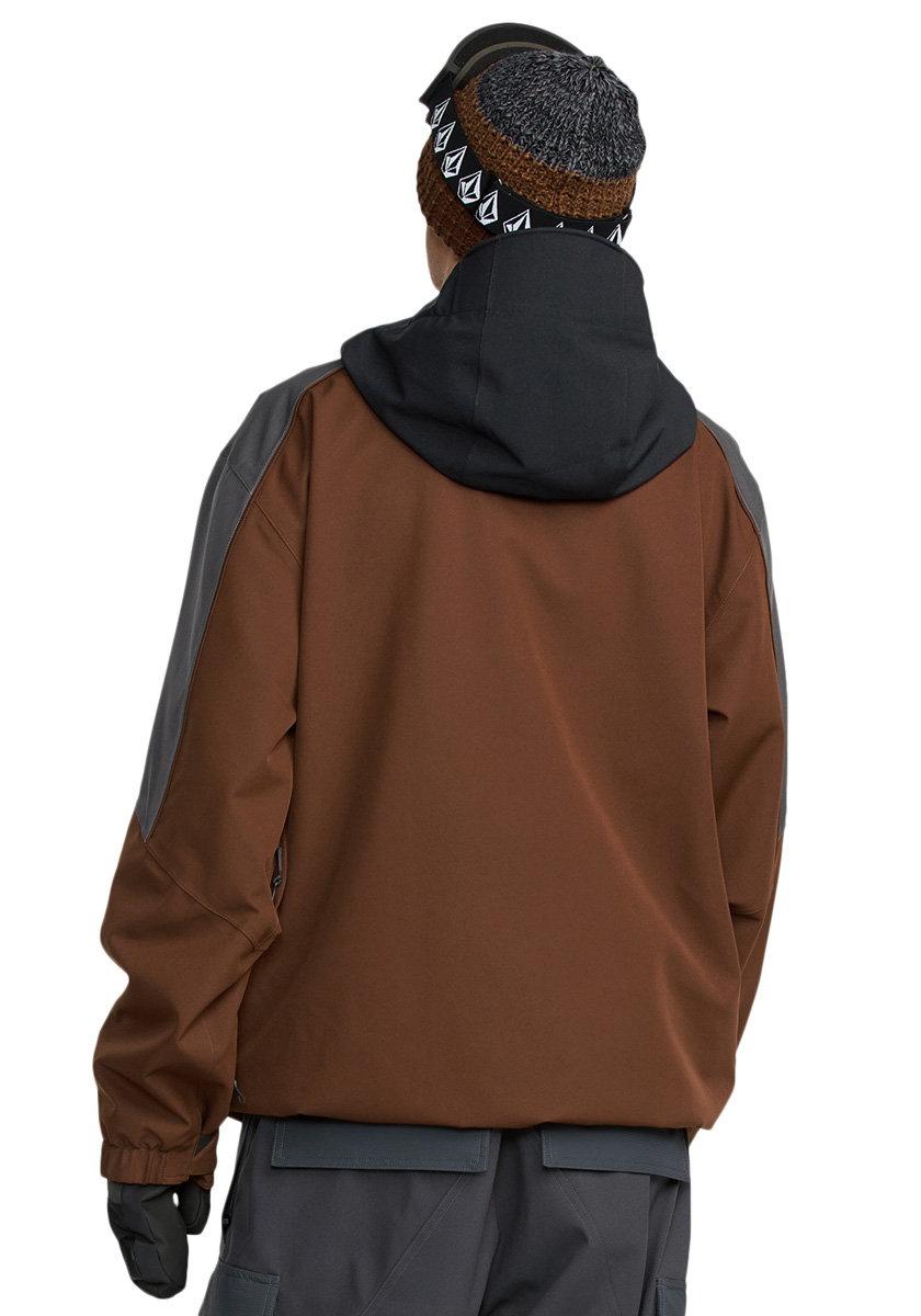 Volcom Brighton Pullover 2026 Snow Jacket - Brown - Image 4