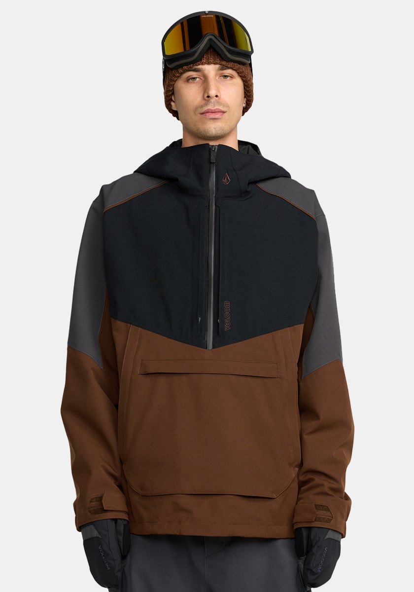 Volcom Brighton Pullover 2026 Snow Jacket - Brown