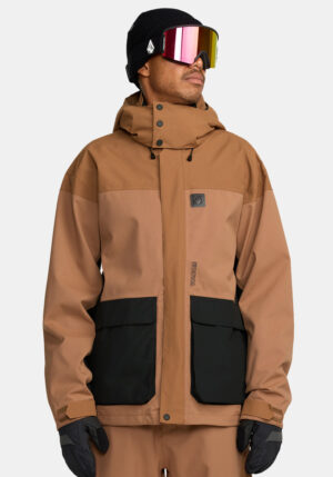 Volcom Kleveland 2026 Snow Jacket - Terra Brown
