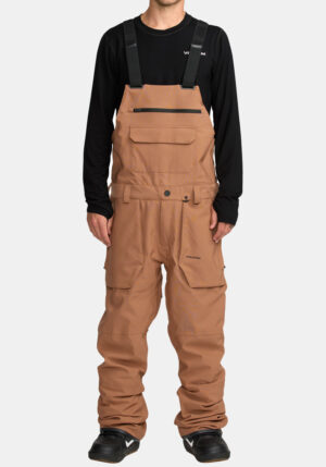 Volcom Roan Bib Pants 2026 - Terra Brown