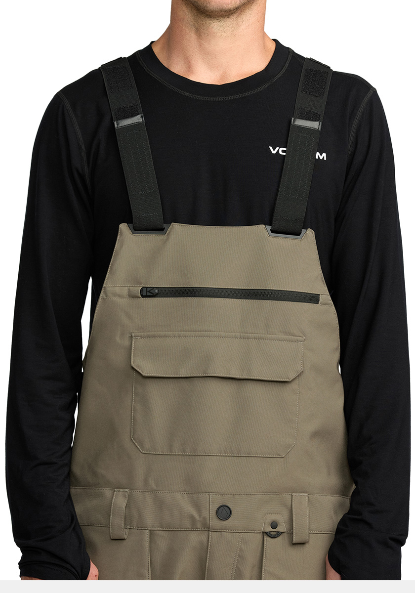 Volcom Roan Bib Pants 2026 - Military - Image 3