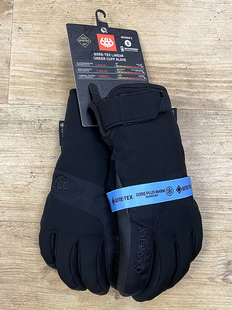 686 Gore-Tex Linear Undercuff 2026 Glove - Black