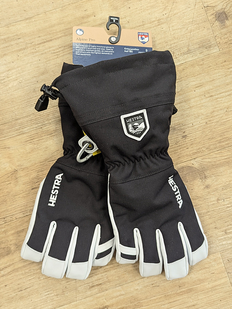 Hestra Army Leather Heli Ski Gloves - Black