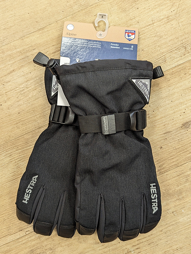 Hestra Powder Gauntlet Glove - Black