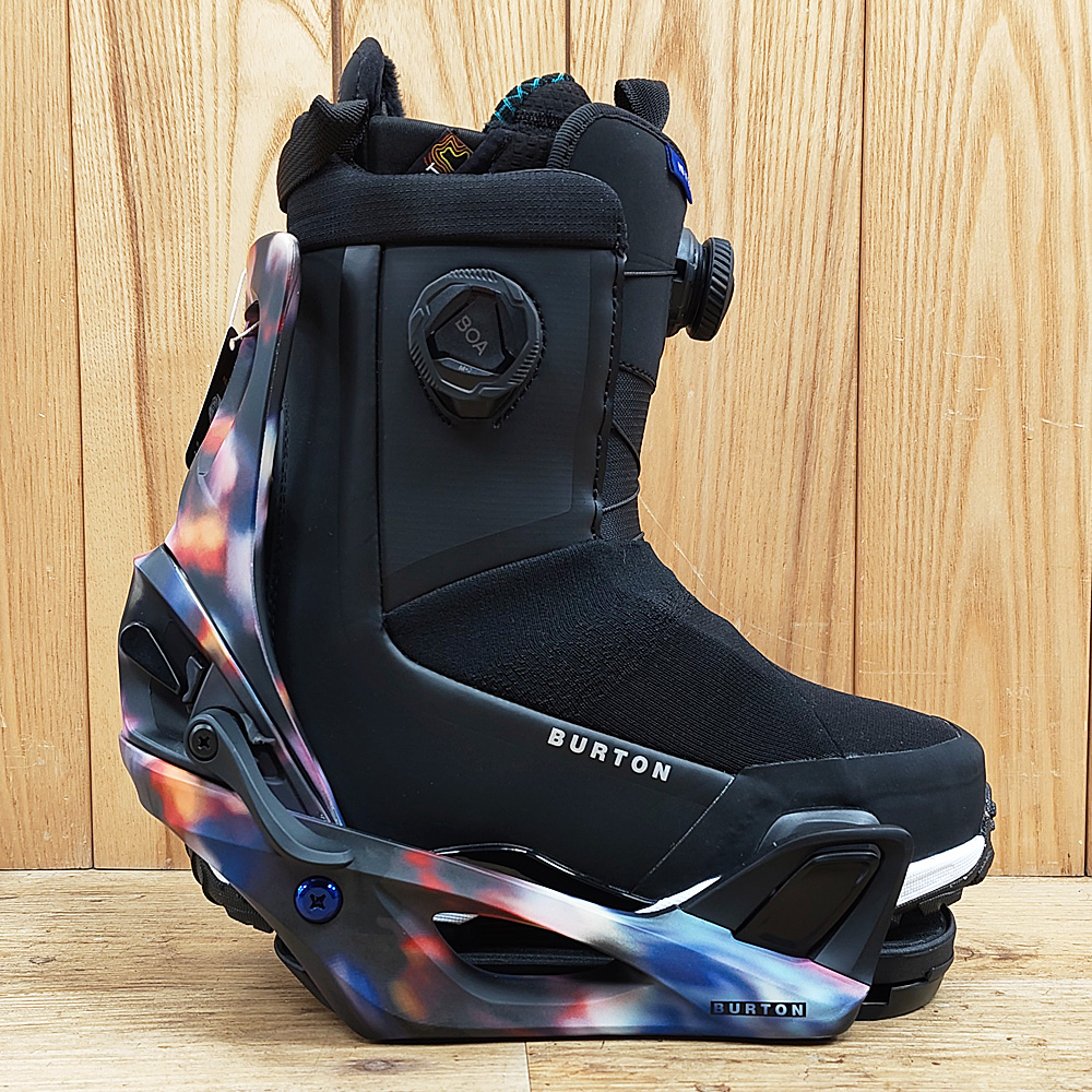 Burton Womens Step On Package - Black w/ Floral Blur
