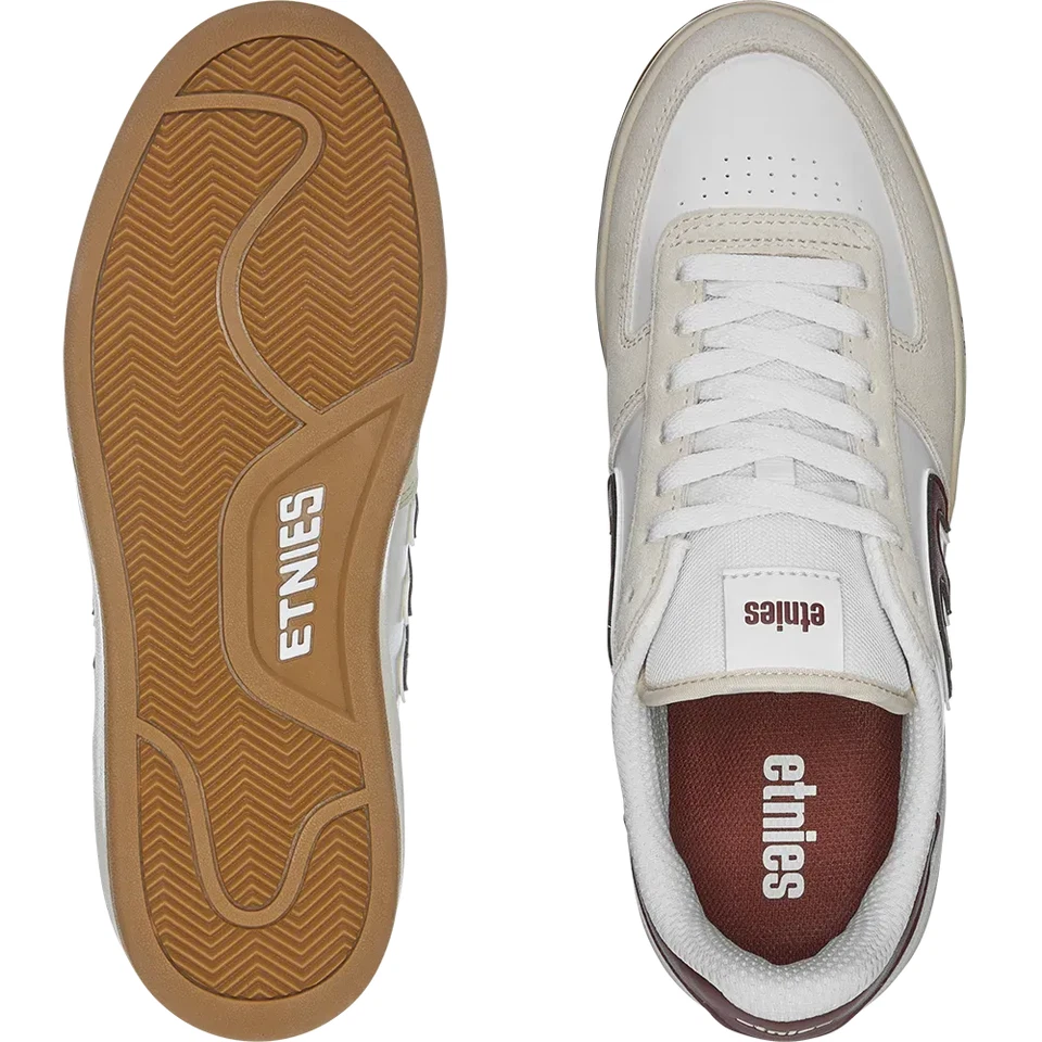 Etnies Emerson Low-Top Shoe - Tan/White - Image 2