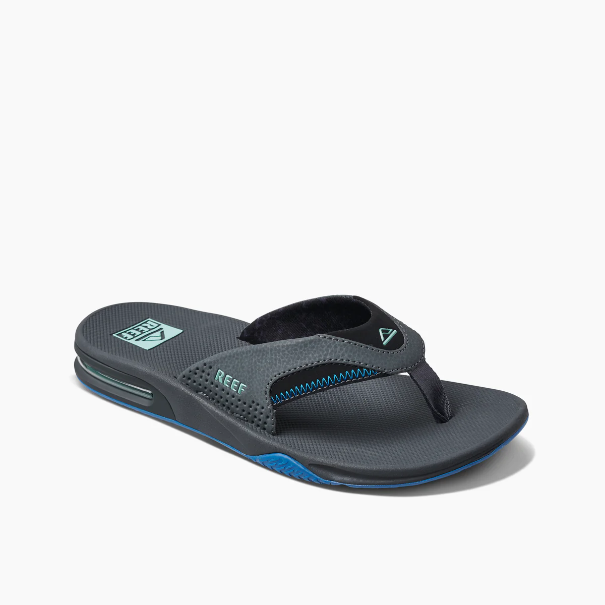 Reef Fanning FlipFlops 2026 - Gunmetal/Ocean - Image 2