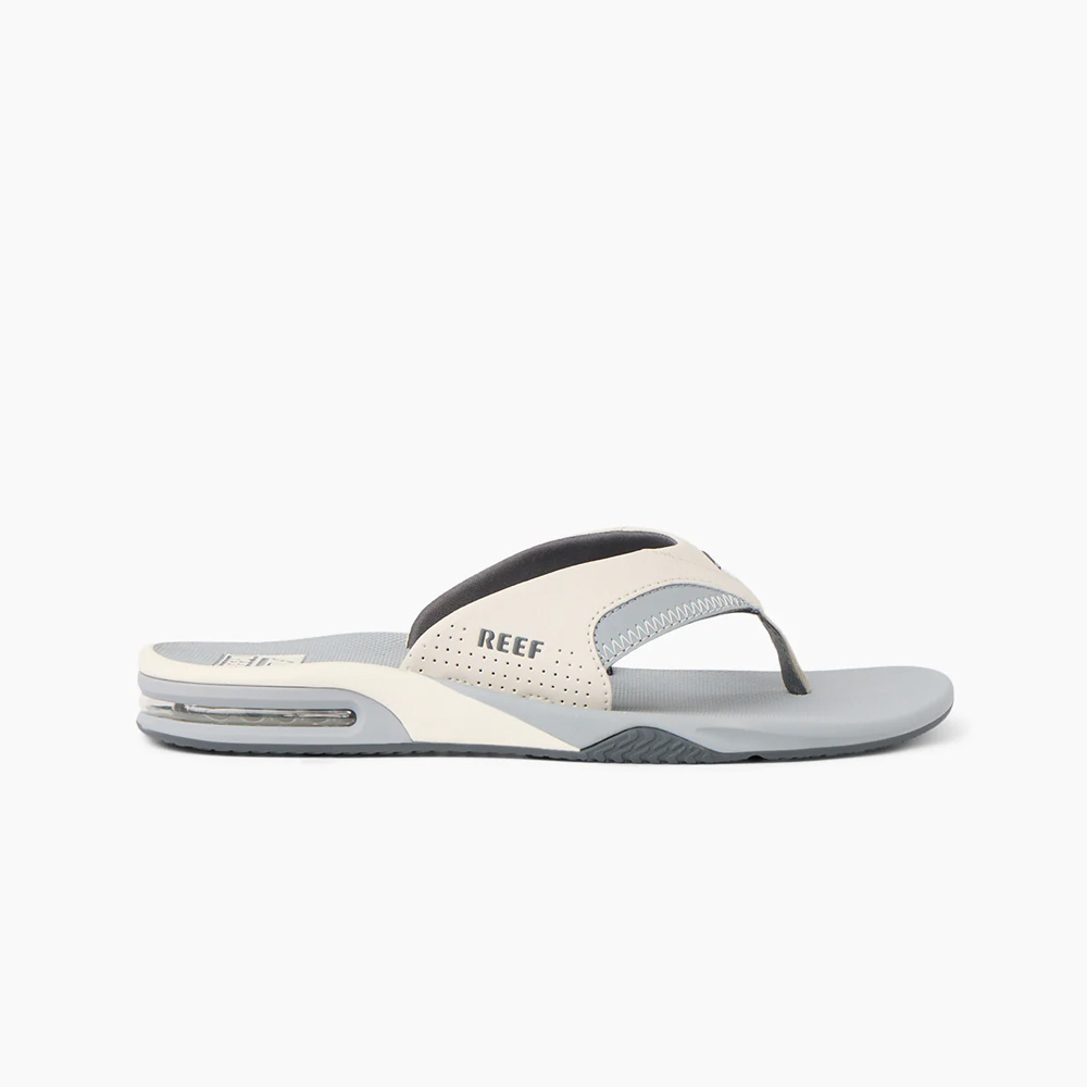 Reef Fanning Flipflops 2026 - Light Grey/Blue