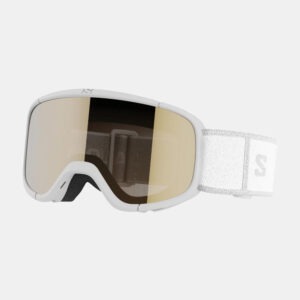 Salomon Lumi Access Kids Snow Goggles - White/Flash Gold