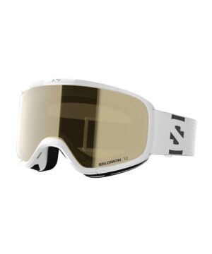 Salomon Lumi Access Kids Snow Goggles - White/Gold