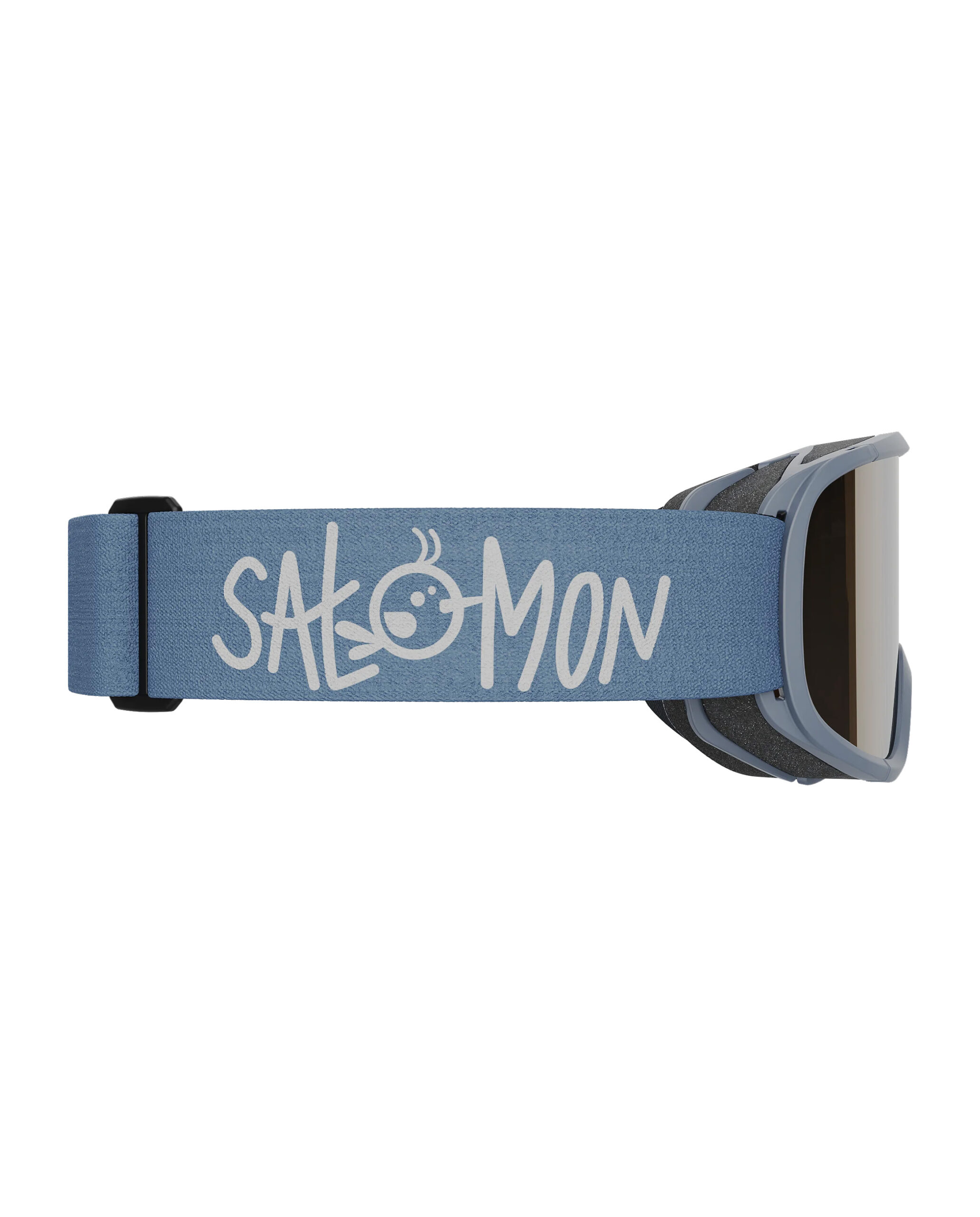 Salomon Rio Kids Snow Goggles - Smoke Blue/Gold - Image 3