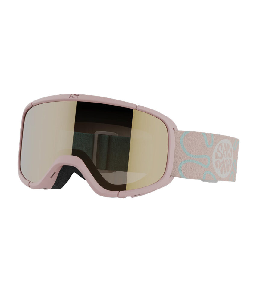 Salomon Rio Kids Snow Goggles - Peach