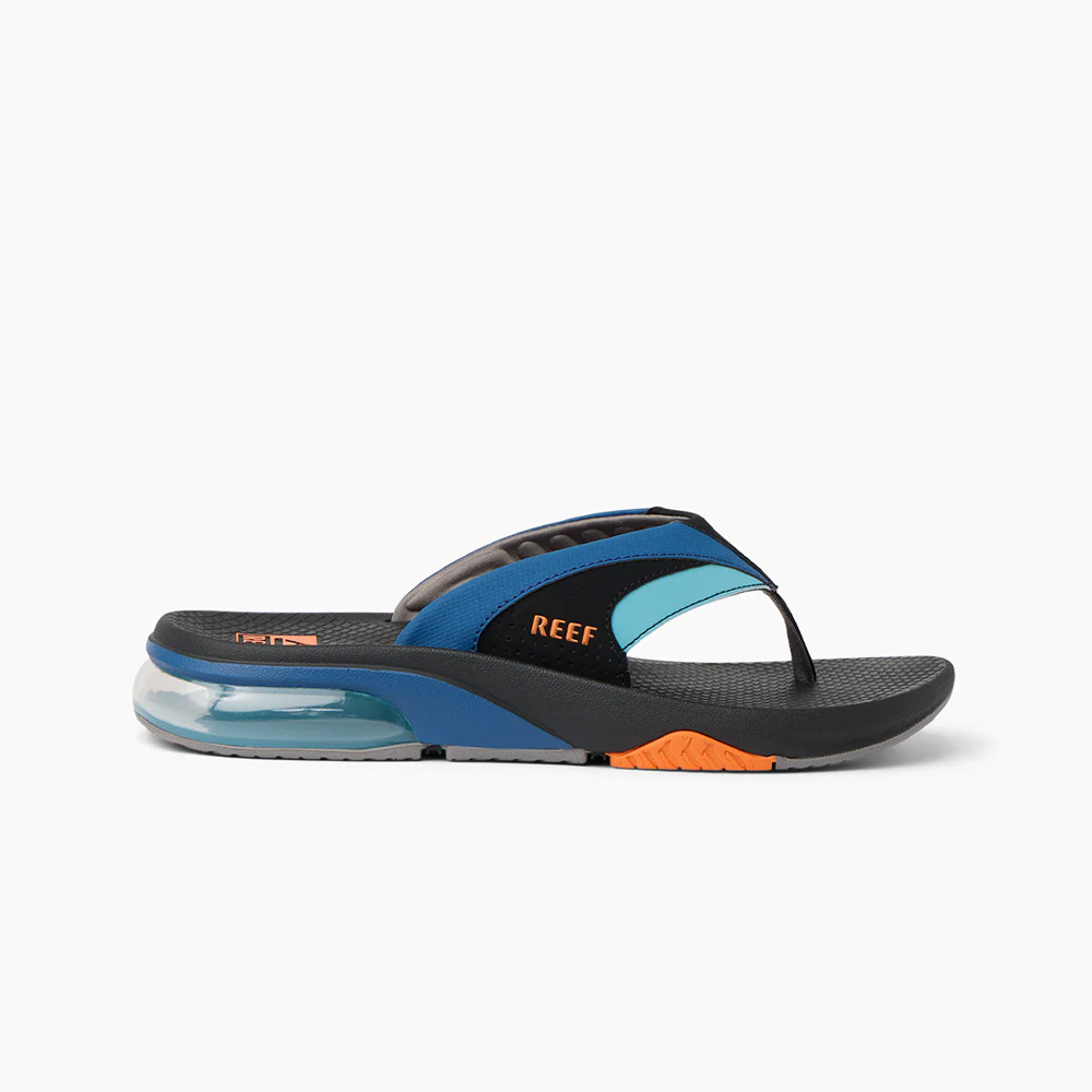 Reef Fanning+ Flipflops 2026 - Blue/Black/Orange