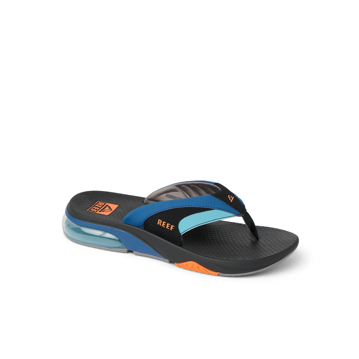 Reef Fanning+ Flipflops 2026 - Blue/Black/Orange - Image 4