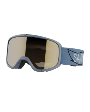Salomon Rio Kids Snow Goggles - Smoke Blue/Gold