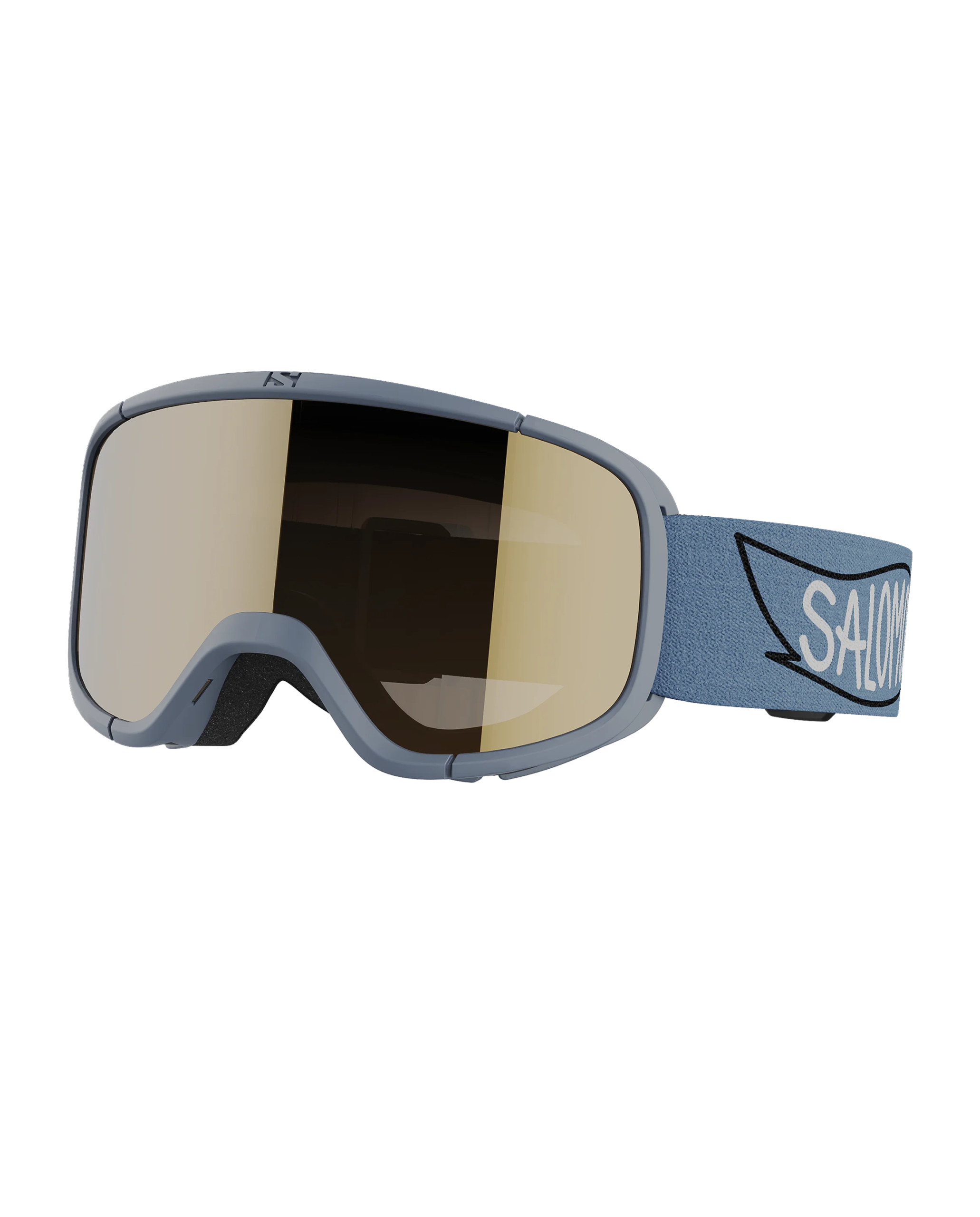 Salomon Rio Kids Snow Goggles - Smoke Blue/Gold