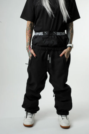 Brethren Apparel Baseline Trackpant - Black