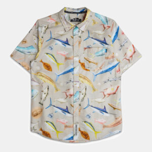 Kavu Festaruski Short Sleeve Shirt - Fish