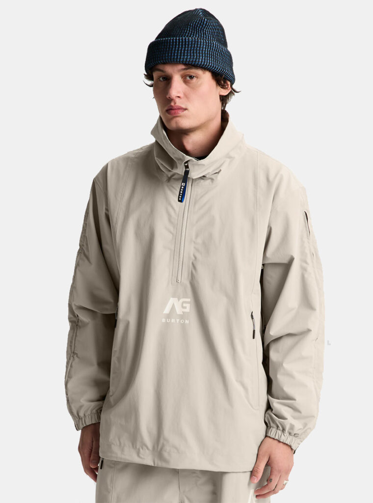 Burton AG Offspin Anorak Jacket - Stone Grey
