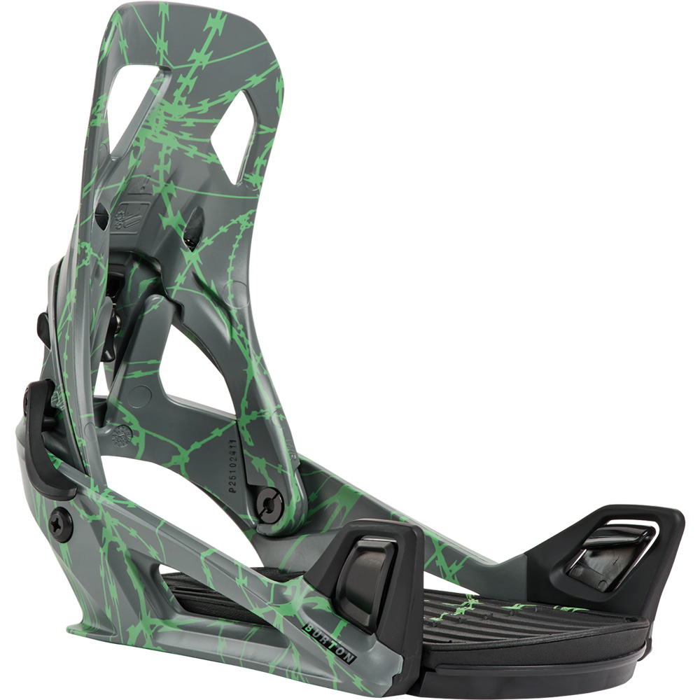 Burton Mens Step On Re:Flex Bindings 2027 - Gray/Green Voltage - Image 3