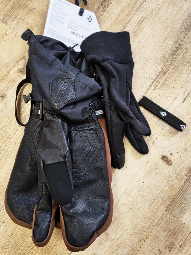 Volcom V.Snow Trigger Mitts - Brown - Image 3