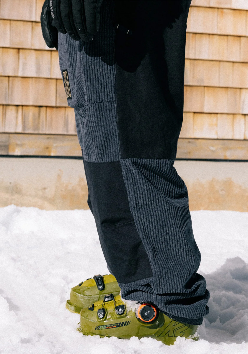 686 Ghost 2.5L Pant - Navy Wide Wale Corduroy - Image 4