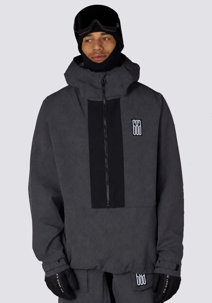 686 Ghost 2.5L Anorak - Black Denim