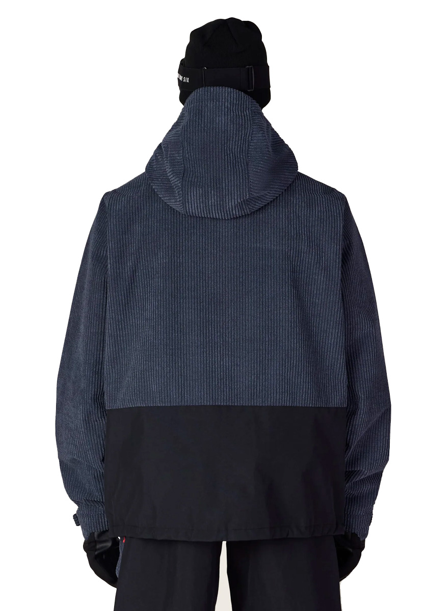 686 Ghost 2.5L Anorak - Navy Wide Wale Corduroy - Image 3