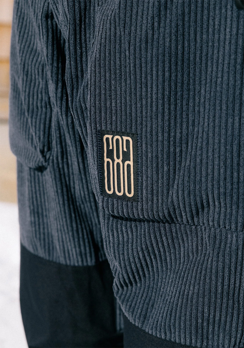 686 Ghost 2.5L Pant - Navy Wide Wale Corduroy - Image 3