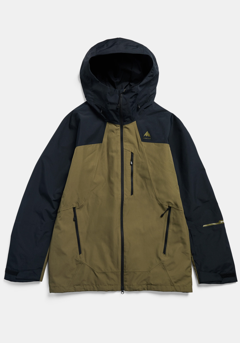 Burton Reserve Ins Jacket - True Black/Dried Moss - Image 2