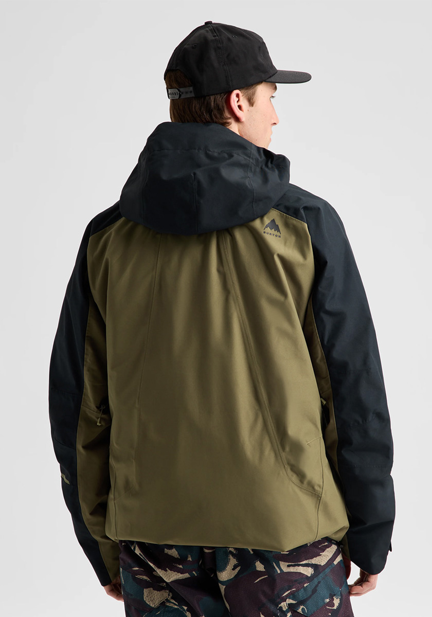 Burton Reserve Ins Jacket - True Black/Dried Moss - Image 3