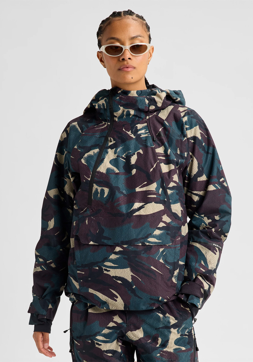 Burton Women's Reserve Relaxed Anorak - Seersucker Camo