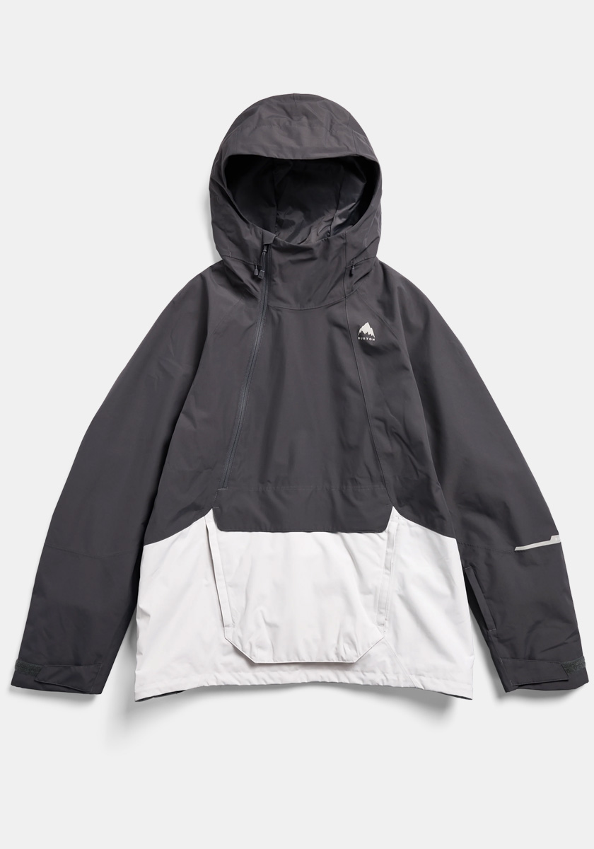 Burton Reserve Relaxed Anorak - Goth Gray/Gray Cloud - Image 3