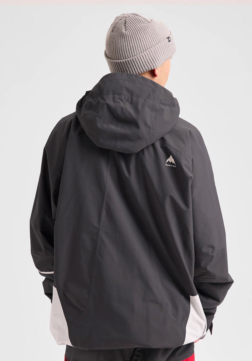 Burton Reserve Relaxed Anorak - Goth Gray/Gray Cloud - Image 2